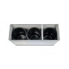 Stacja do segregacji EKO STATION mini 3 strumienie black&white ( 3x12l )